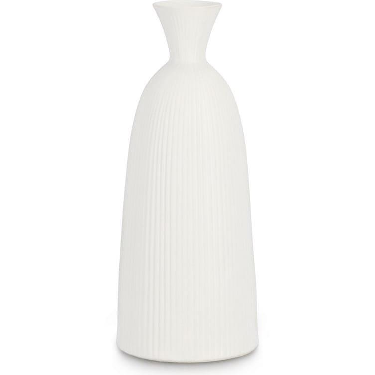Image of Vase Striped weiss 35 Vase Striped weiss 35