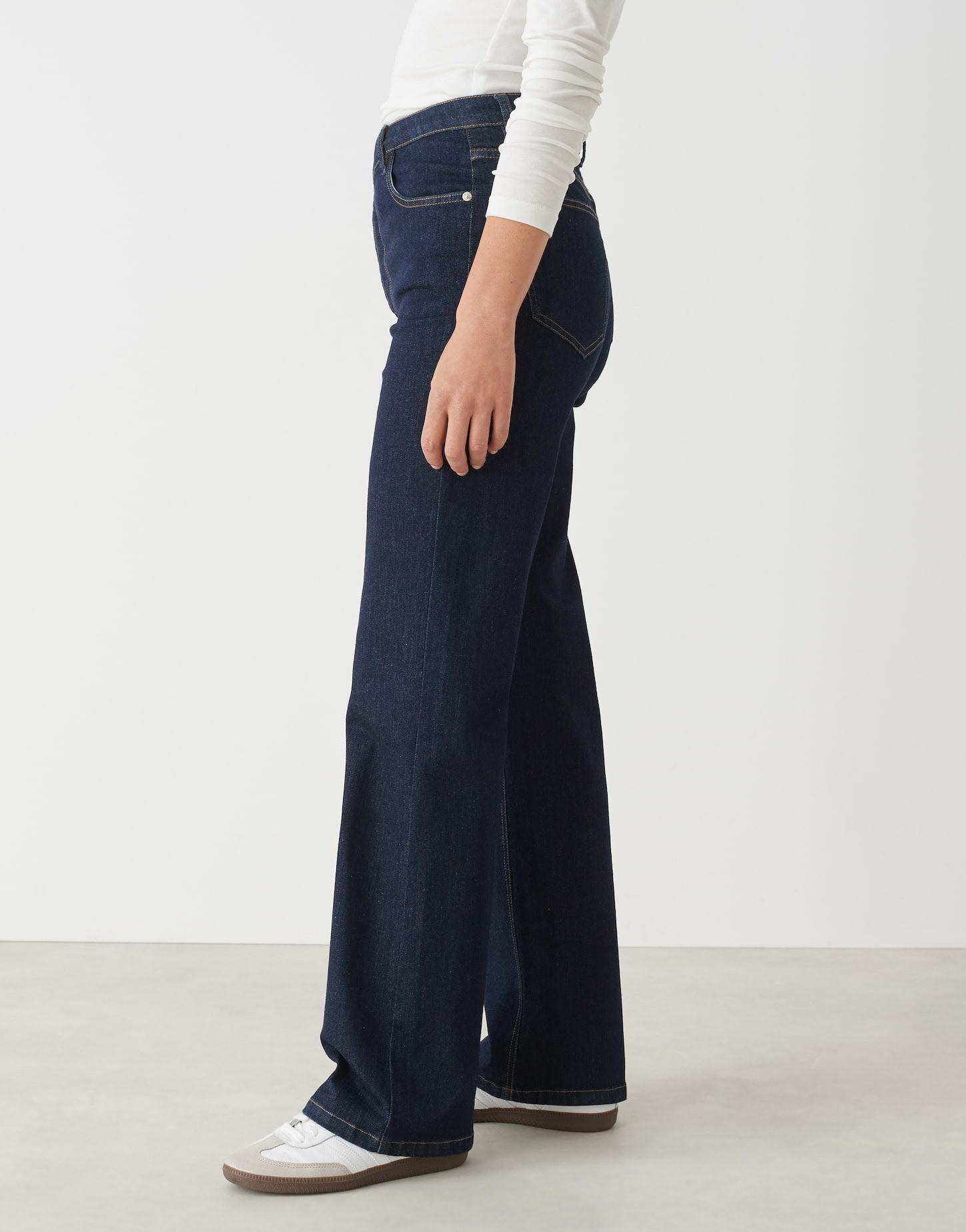 OPUS  Wide Leg Jeans Marli crisscross 