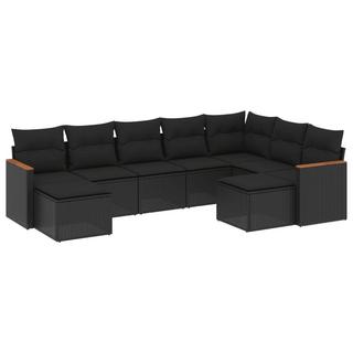 VidaXL set divano da giardino Polirattan  