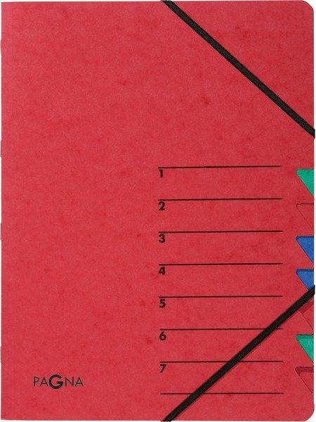 Image of PAGNA Ordnungsmappe EASY A4 24061-01 rot 7 Fächer PAGNA Ordnungsmappe EASY A4 24061-01 rot 7 Fächer