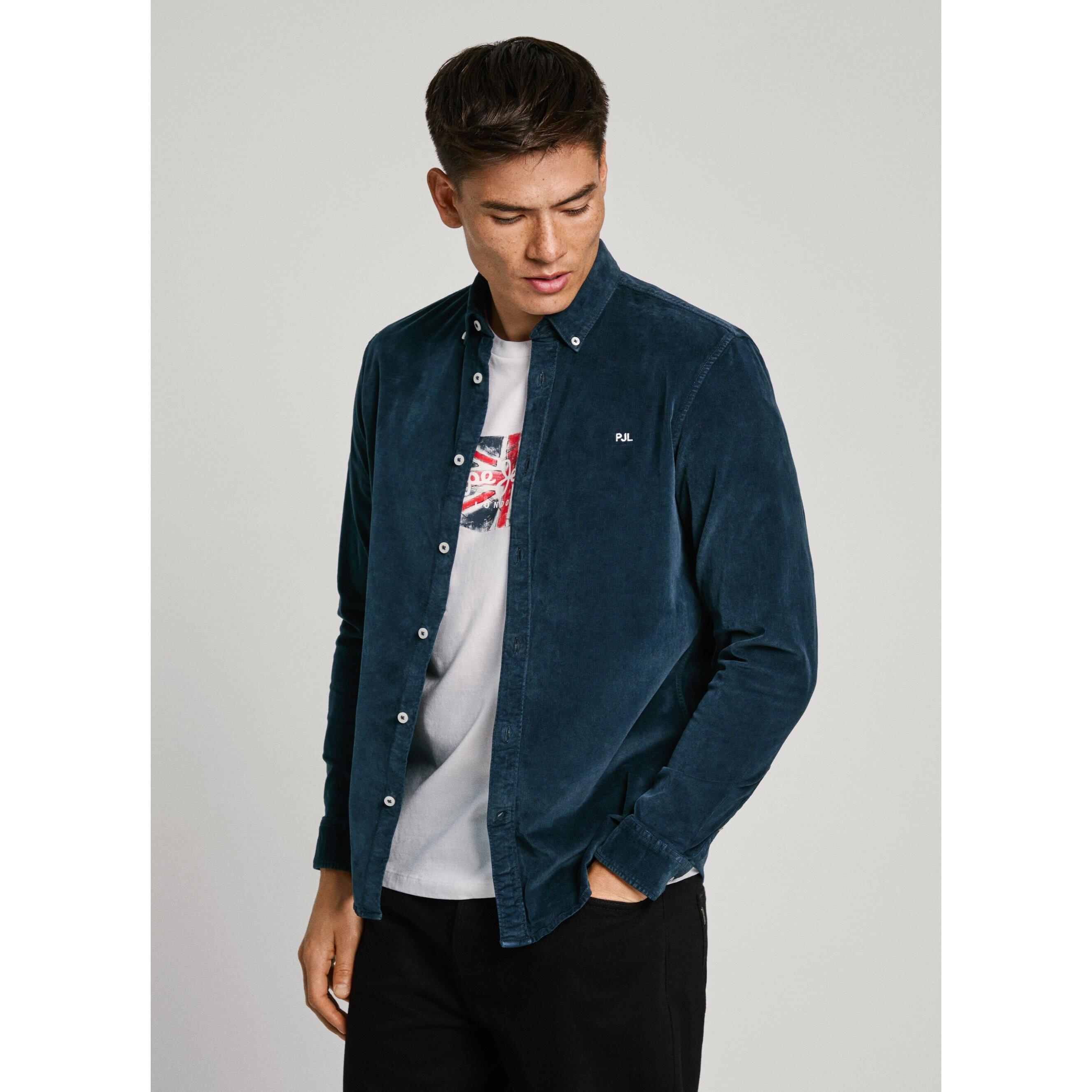 Pepe Jeans London Miller Langarm Cordhemd  