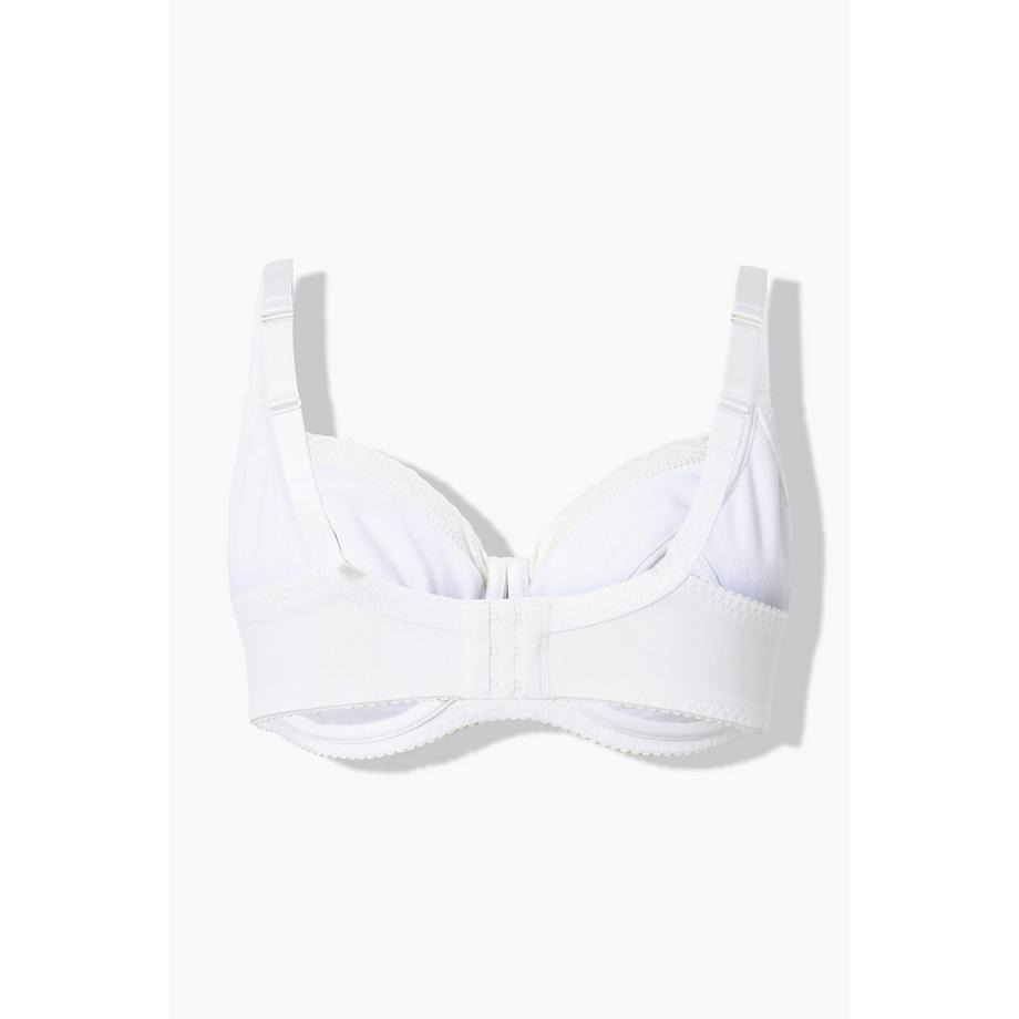 Ulla Popken Soutien-gorge à armatures Jacquard Bordure Dentelle  