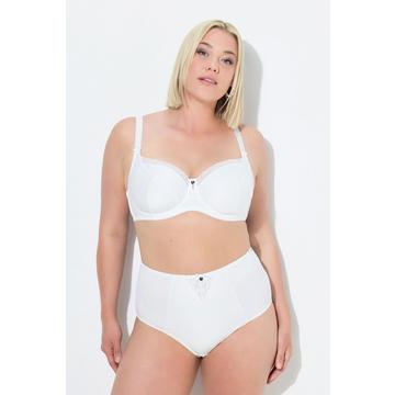 Soutien-gorge à armatures, Motif Jacquard, dentelle et pompon