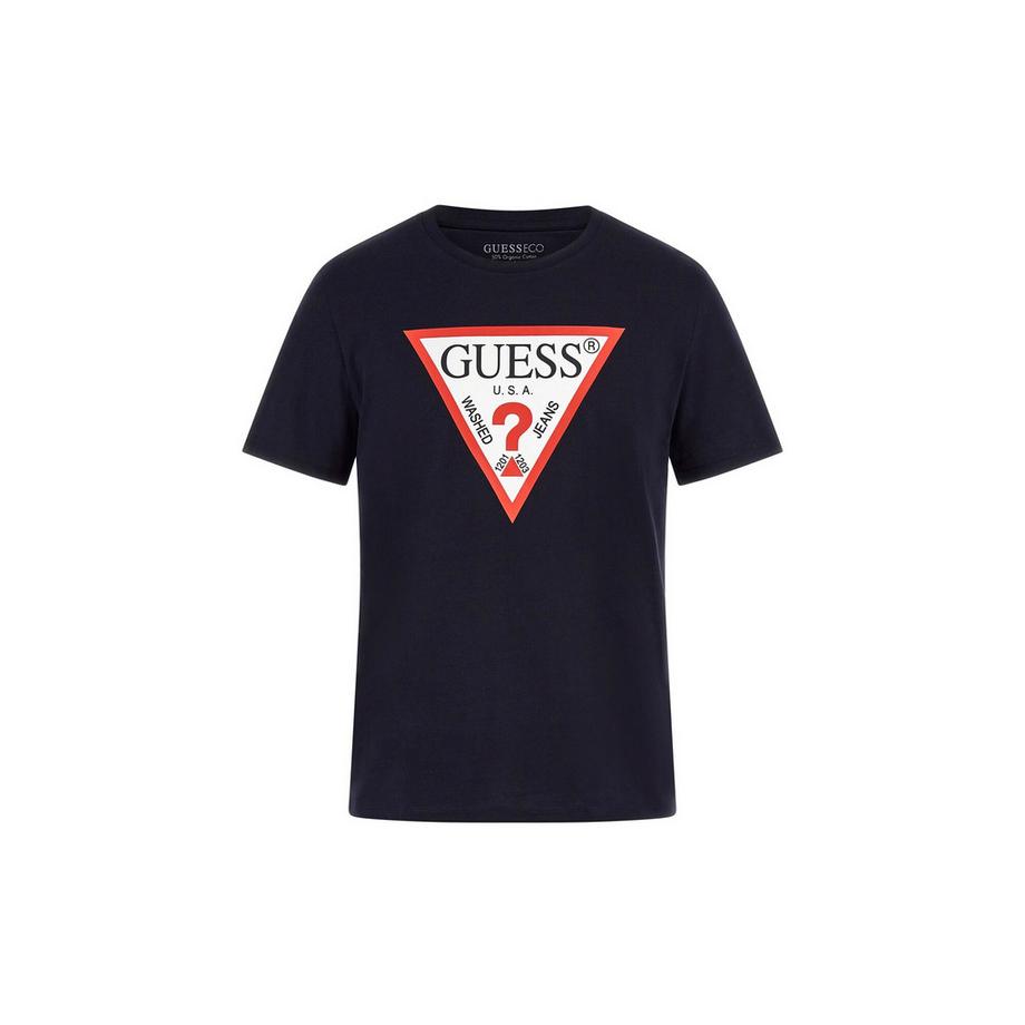 GUESS Original Logo Rundhals T-Shirt  