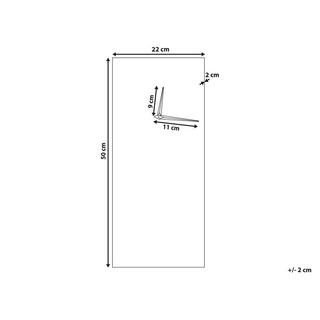 Beliani Orologio da parete en Ferro Moderno POMBAL  