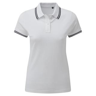 Asquith & Fox Polo a righe a contrasto  