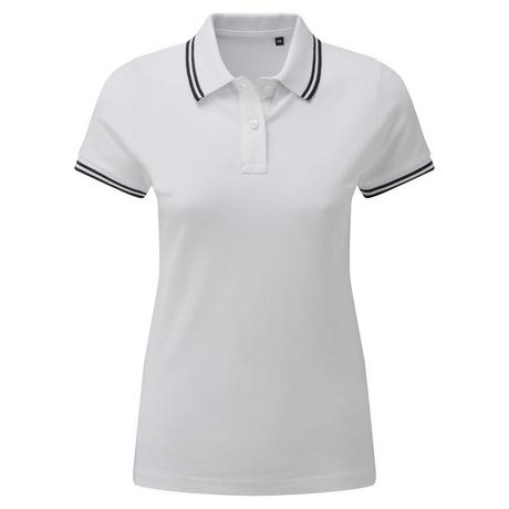 Asquith & Fox  Poloshirt Mit kontrastfarbenen Streifen 