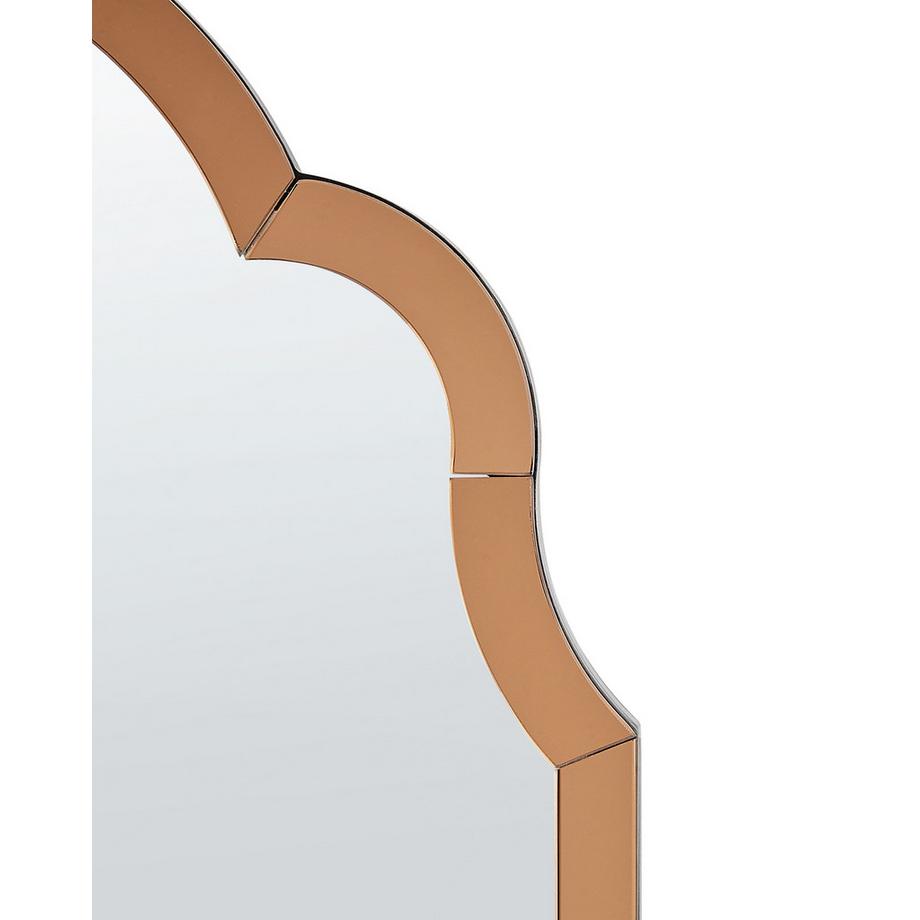 Beliani Wandspiegel aus Glas Retro NORVILLE  