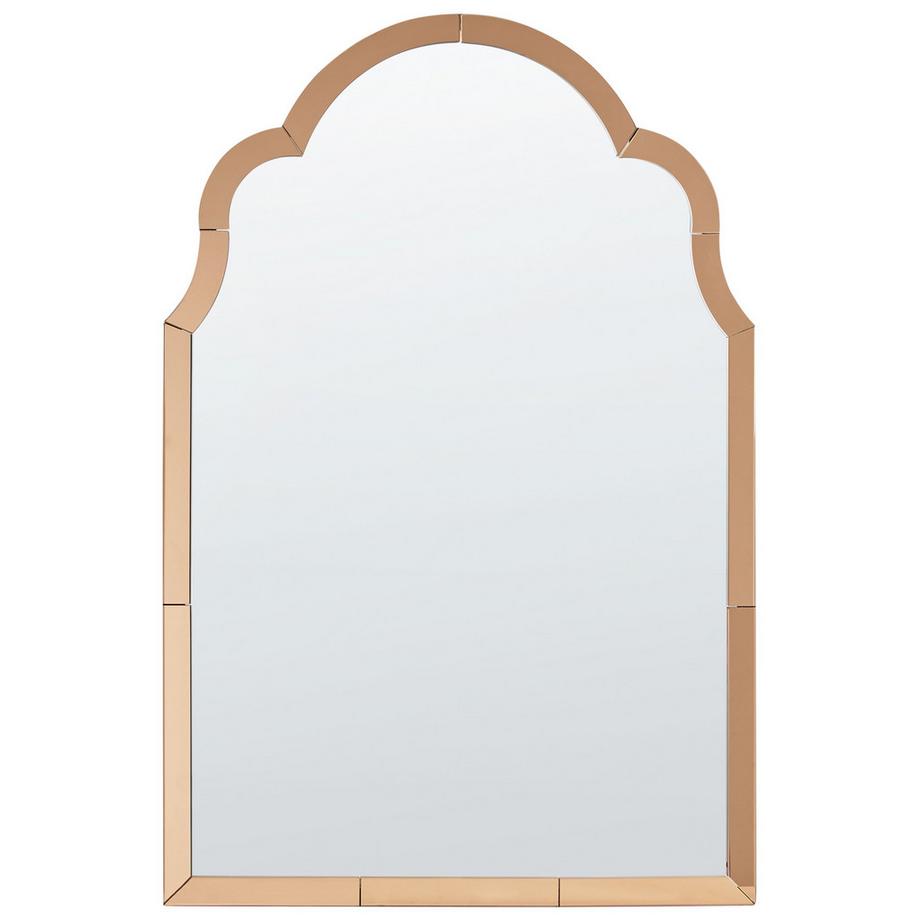 Beliani Wandspiegel aus Glas Retro NORVILLE  