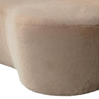 mutoni Canapé Stone gauche tissu tissé naturel 112  