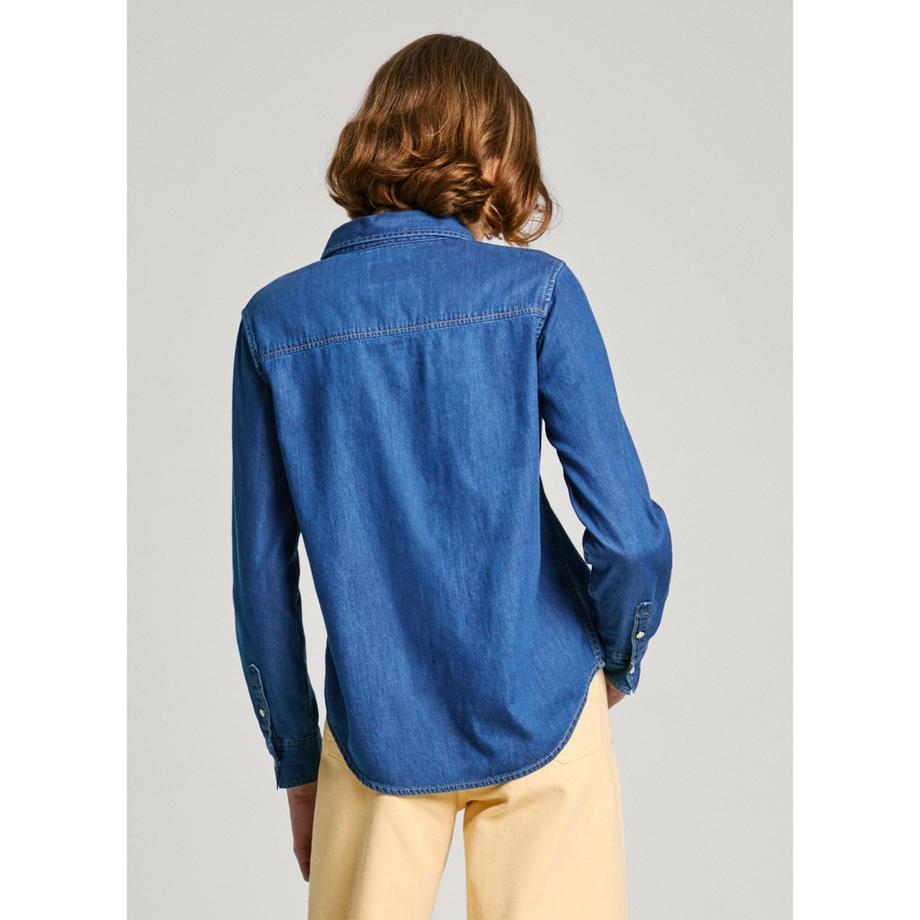 Pepe Jeans London Daen Regular Fit Camicia in Denim  