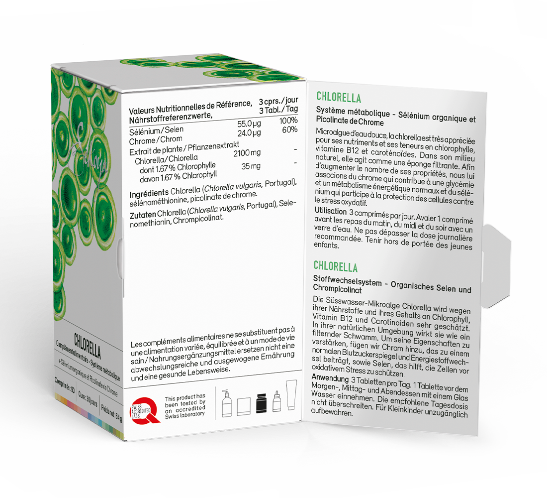 Sekoya Swiss  Chlorella | Entgiftet den Körper 