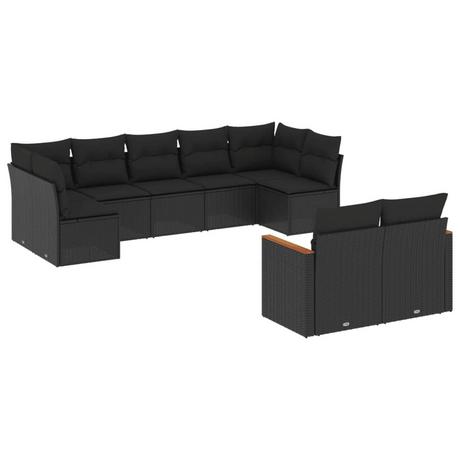 VidaXL Garten sofagarnitur poly-rattan  