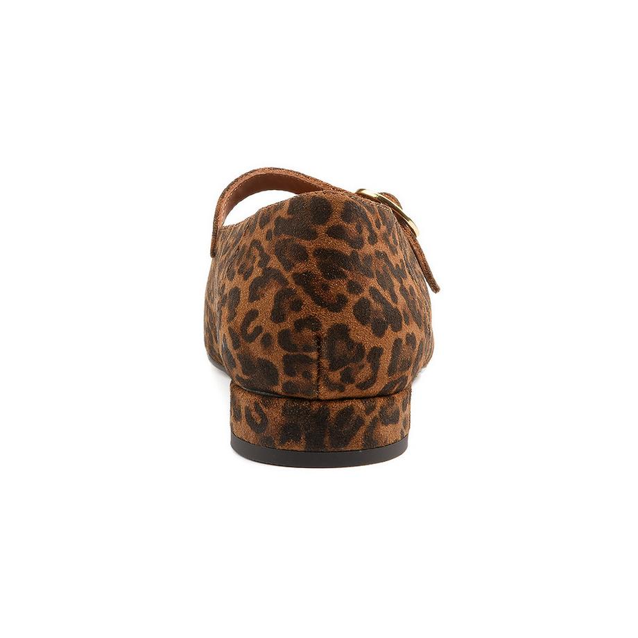 Maison Toufet Cassandre Leopard Print Ballerinas  