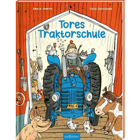 Tores Traktorschule Andrén, Emelie; Savolainen, Salla (Illustrationen); Könnecke, Ole (Übersetzung) Couverture rigide 