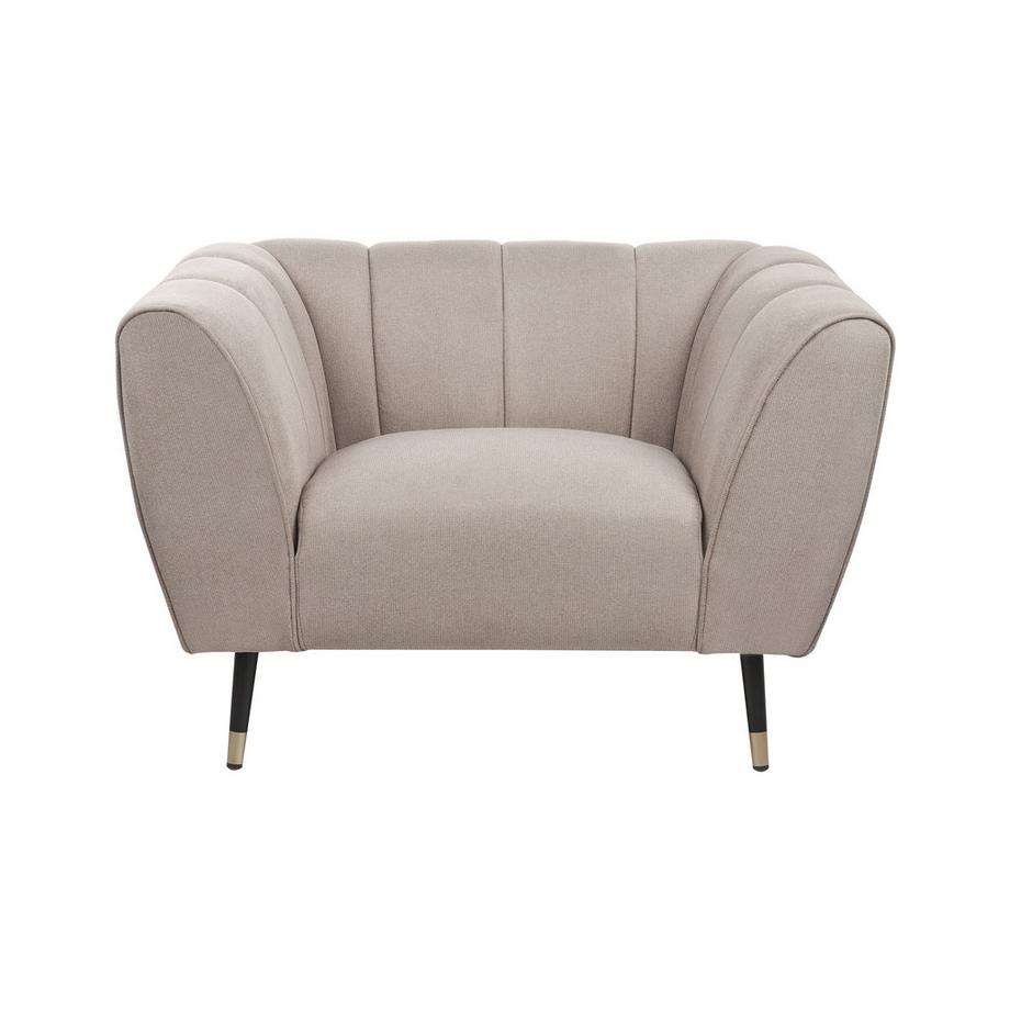 Beliani Fauteuil en Tissu Moderne ORSTA  