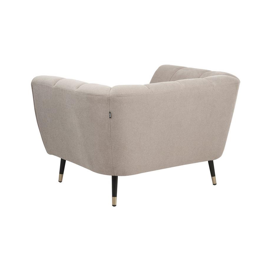Beliani Fauteuil en Tissu Moderne ORSTA  