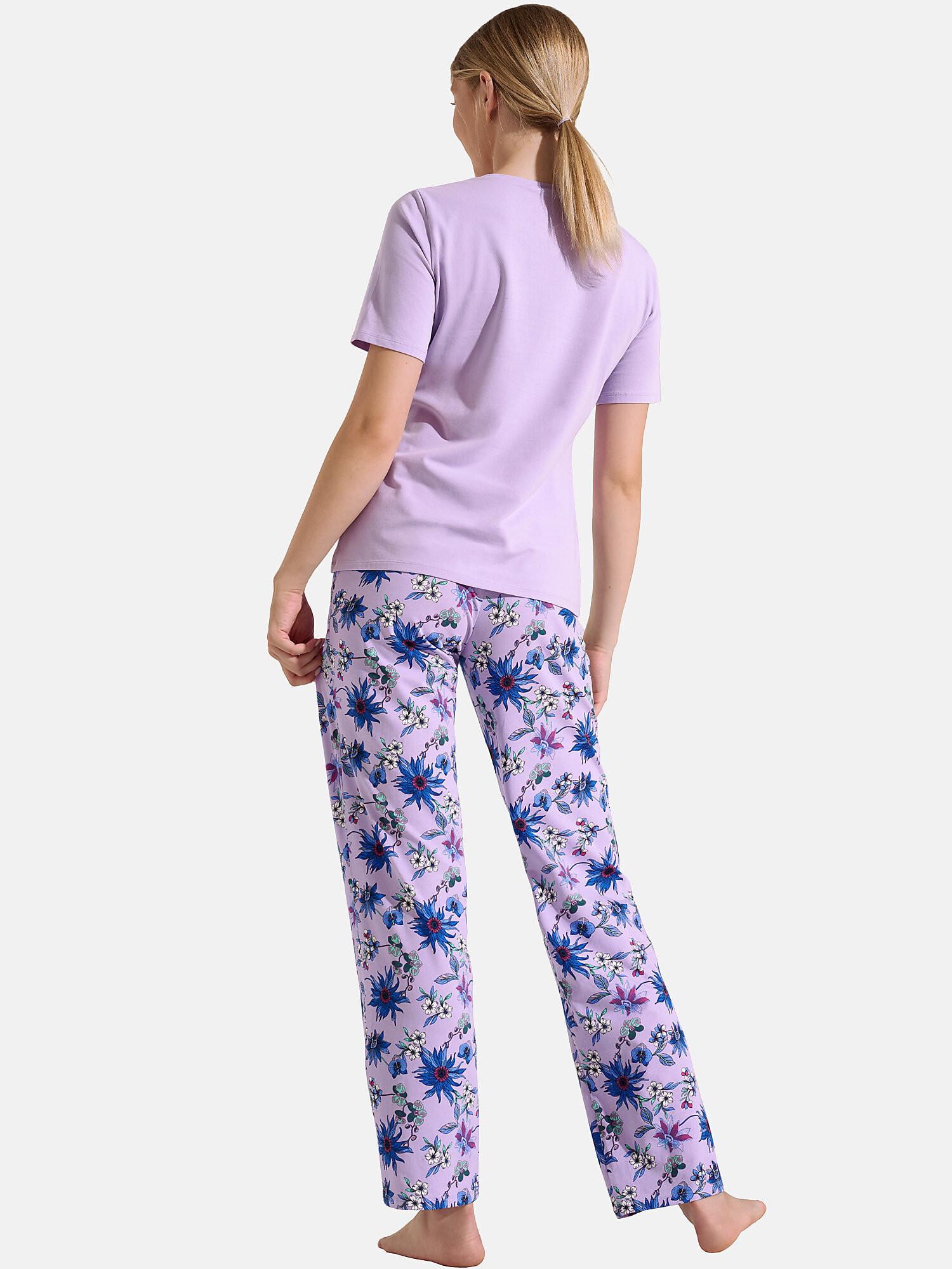 Lisca  Pyjama pantalon t-shirt manches courtes Flowers 