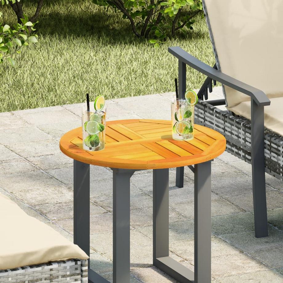 VidaXL piano del tavolo Legno di acacia  