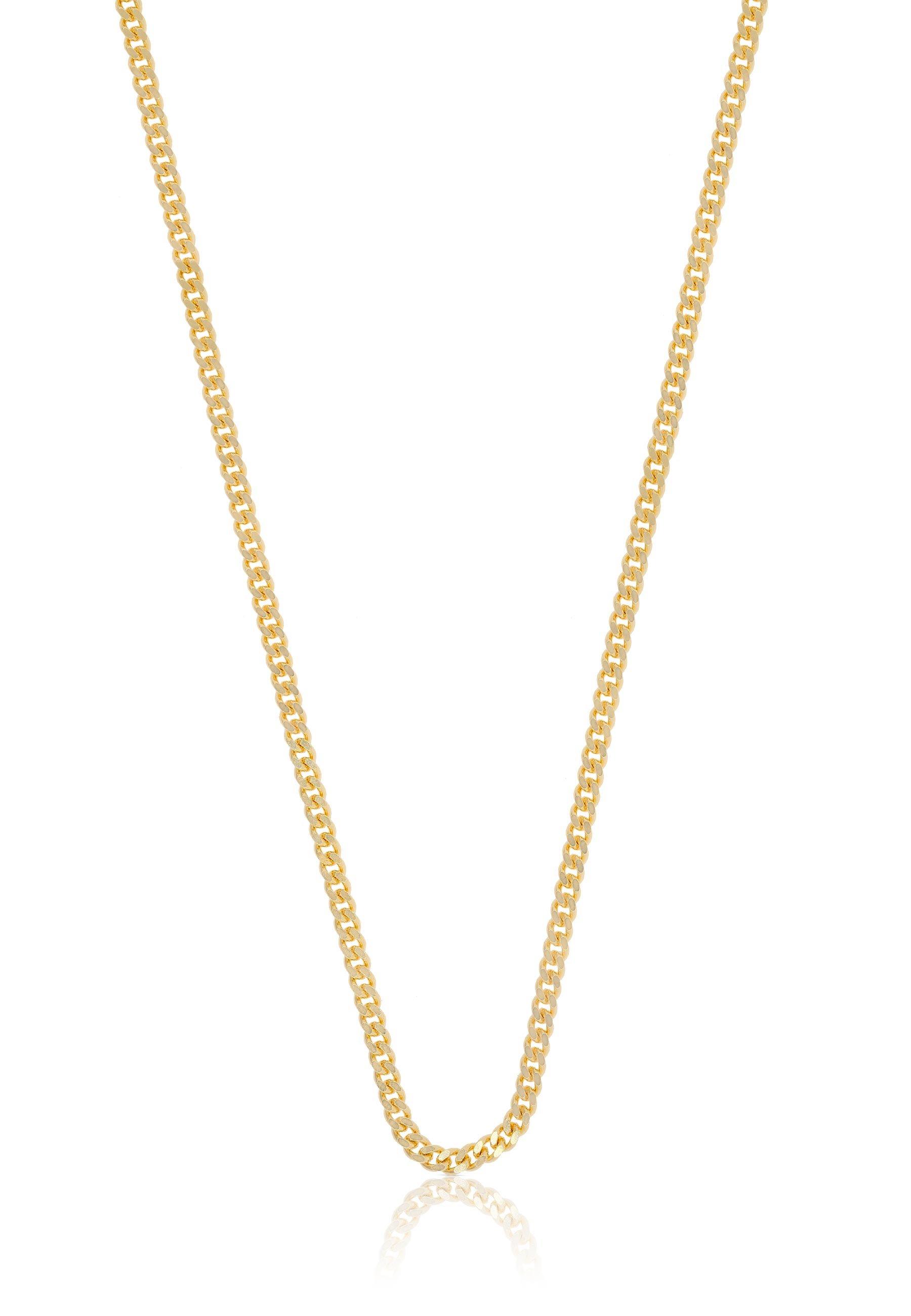 MUAU Schmuck  Collier Panzer Gelbgold 750, 1.7mm, 40cm 