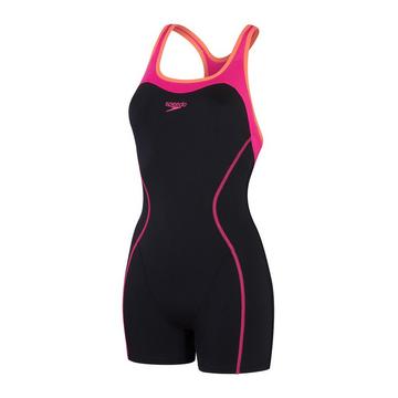 badeanzug, damen eco+ panel legsuit