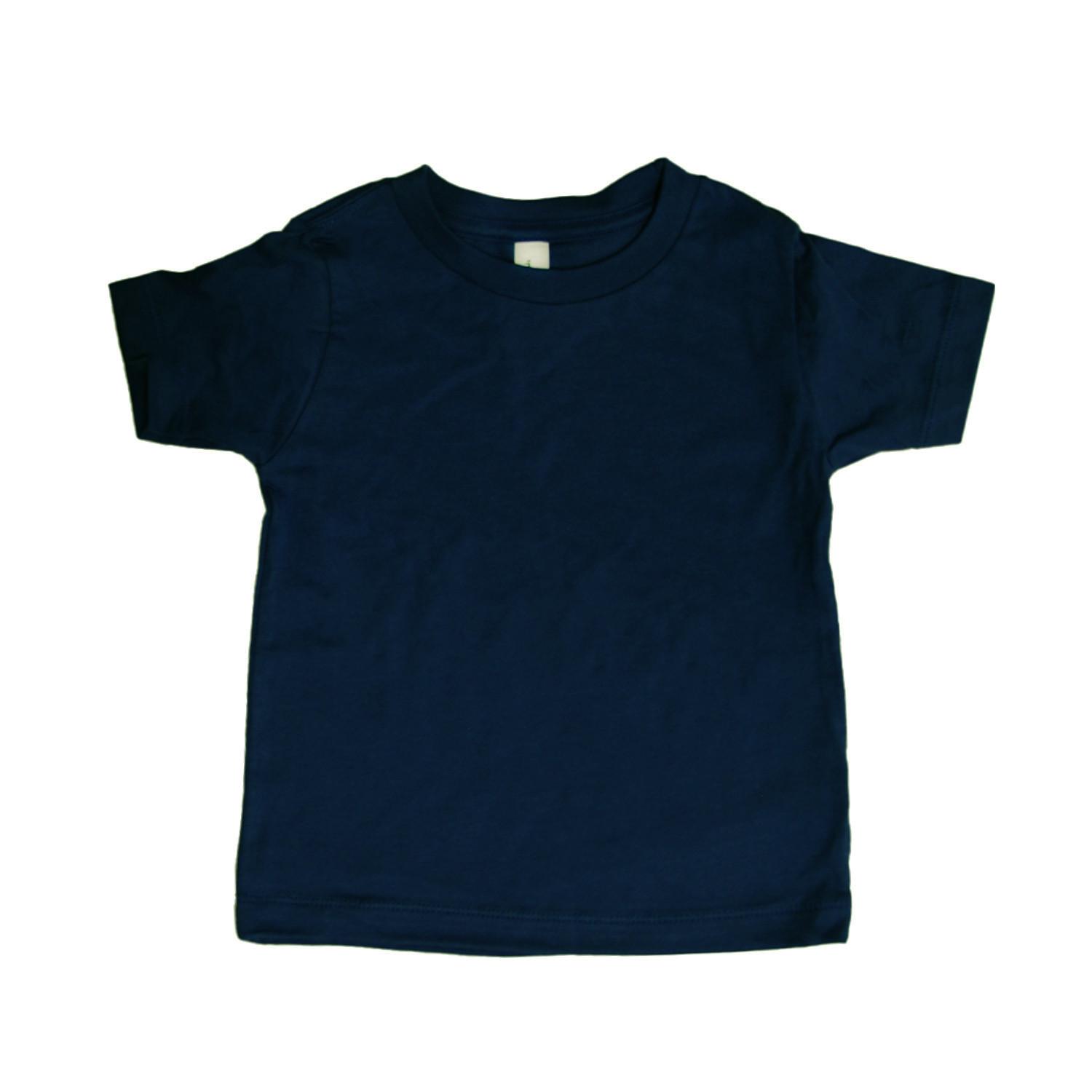 Image of Runder Hals Tshirt Jungen Marine 86