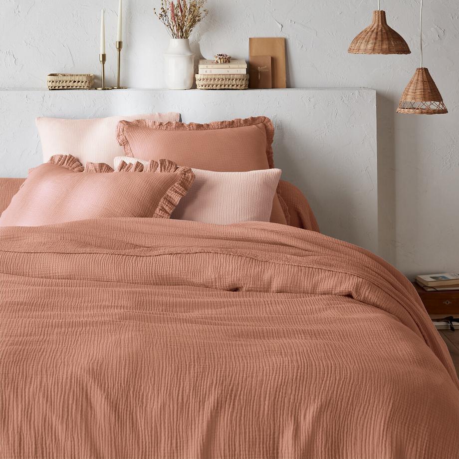 La Redoute Intérieurs Kumla Taie d'oreiller en gaze de coton  