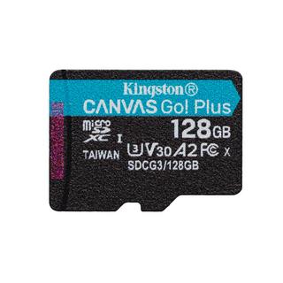 Kingston  Kingston Technology Scheda microSDXC Canvas Go Plus 170R A2 U3 V30 da 128GB confezione singola senza adattatore 