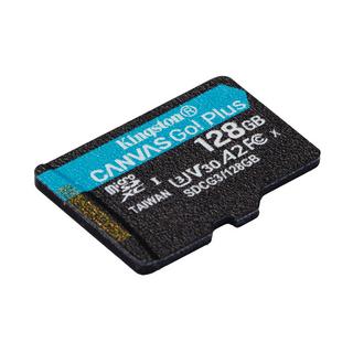 Kingston  Kingston Technology Scheda microSDXC Canvas Go Plus 170R A2 U3 V30 da 128GB confezione singola senza adattatore 