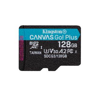 Kingston  Kingston Technology Scheda microSDXC Canvas Go Plus 170R A2 U3 V30 da 128GB confezione singola senza adattatore 