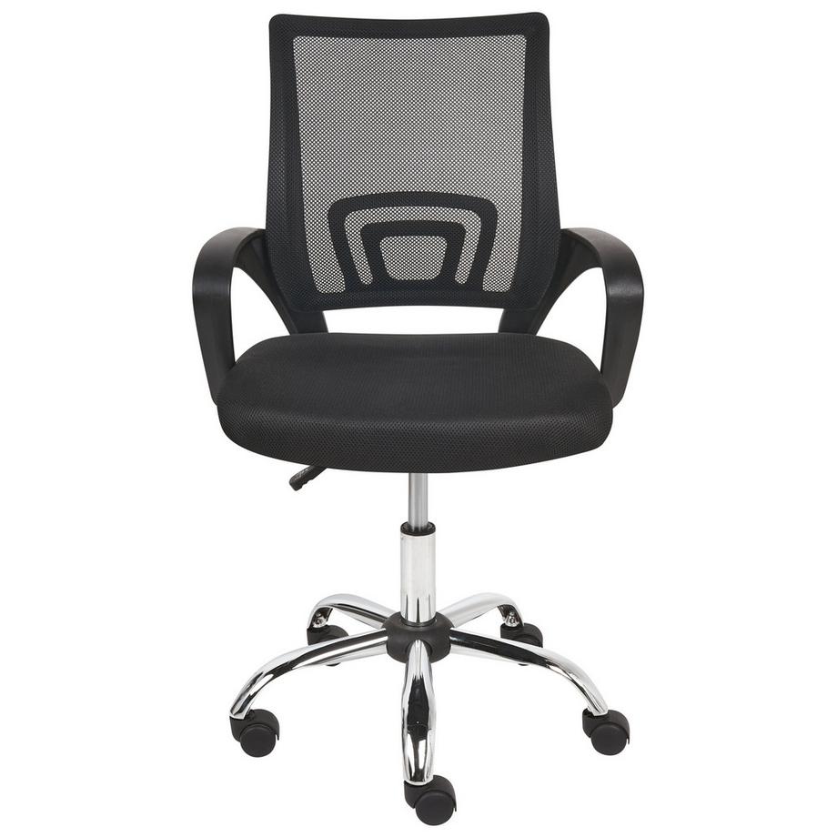 Beliani Chaise de bureau en Tissu Minimaliste SOLID  