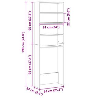 VidaXL mobile lavatrice  