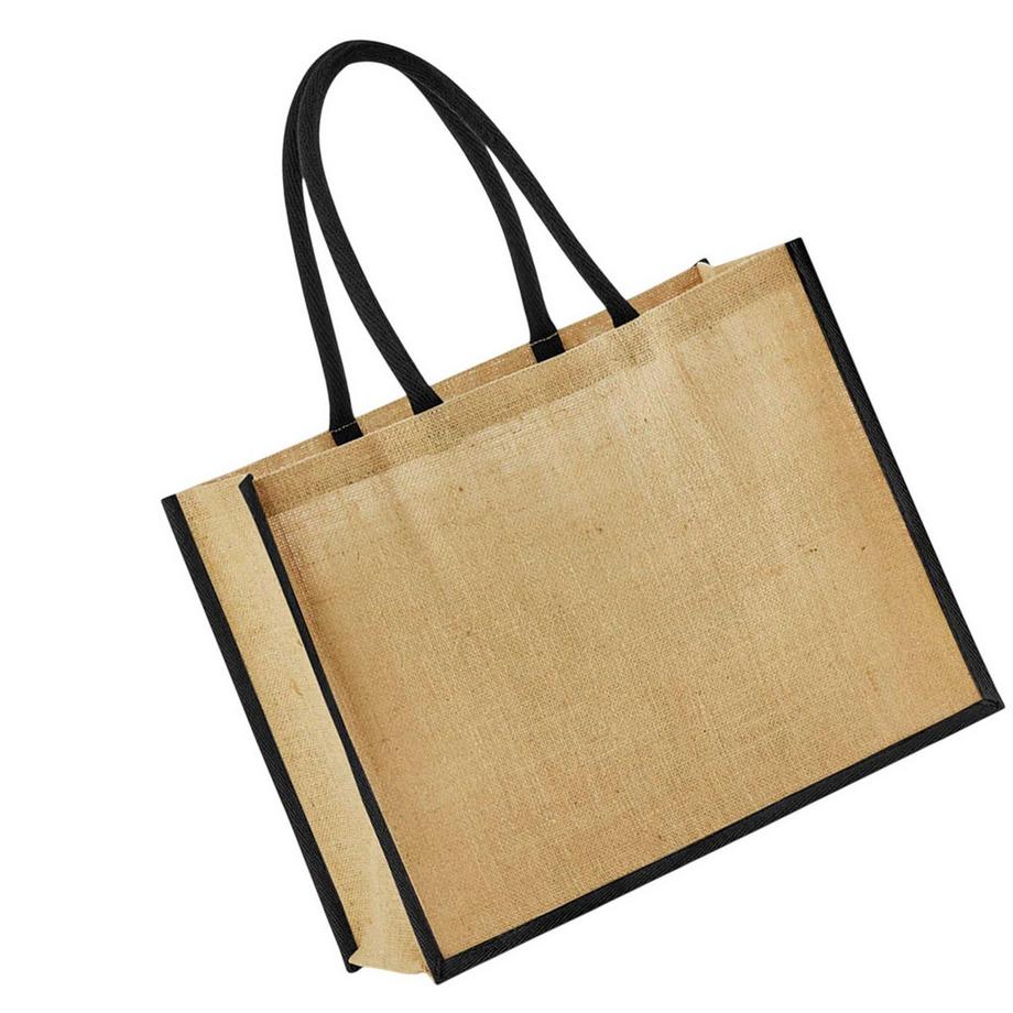 Westford Mill Classic Verstärkte Jute Tragetasche  