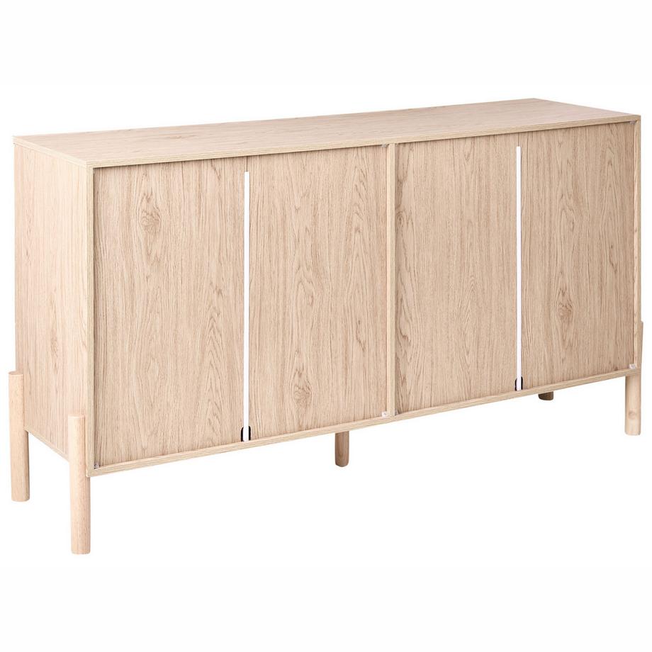 Beliani Commode à 6 tiroirs en Panneau de particules de bois Scandinave COLLINS  