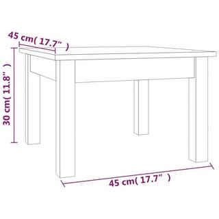 VidaXL Couchtisch kiefernholz  