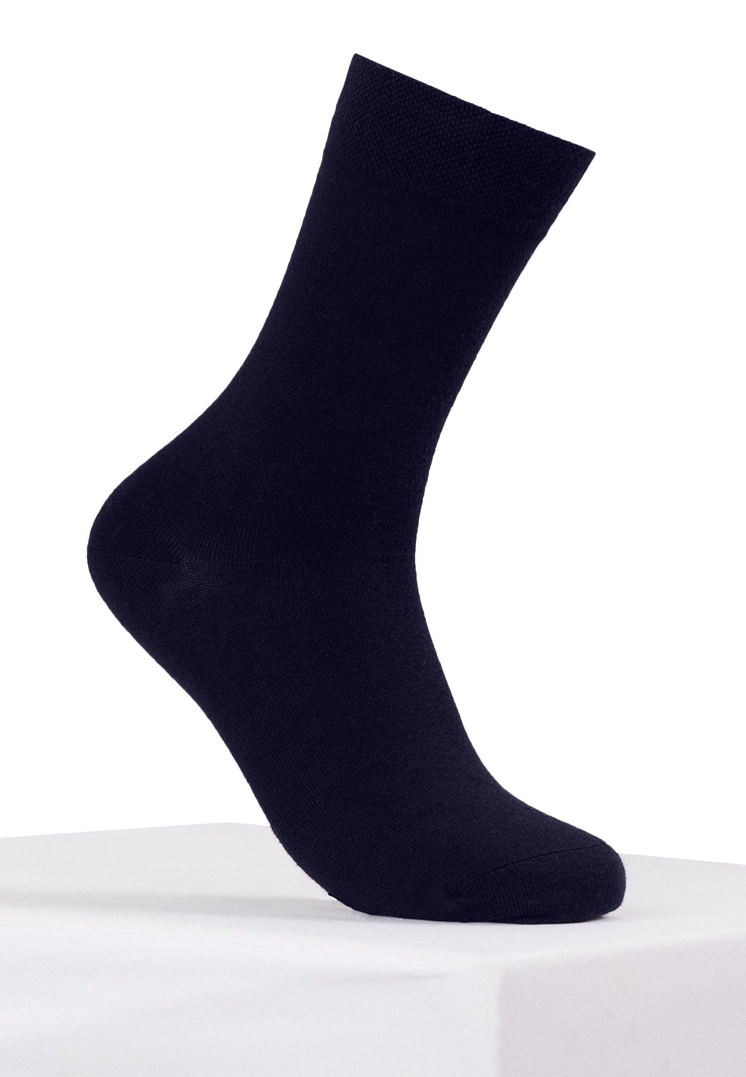 Image of Kaschmir Alltagssocken Herren Blau 43-46