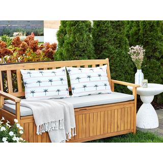 Beliani Gartenkissen 2er Set aus Polyester Modern MOLTEDO  