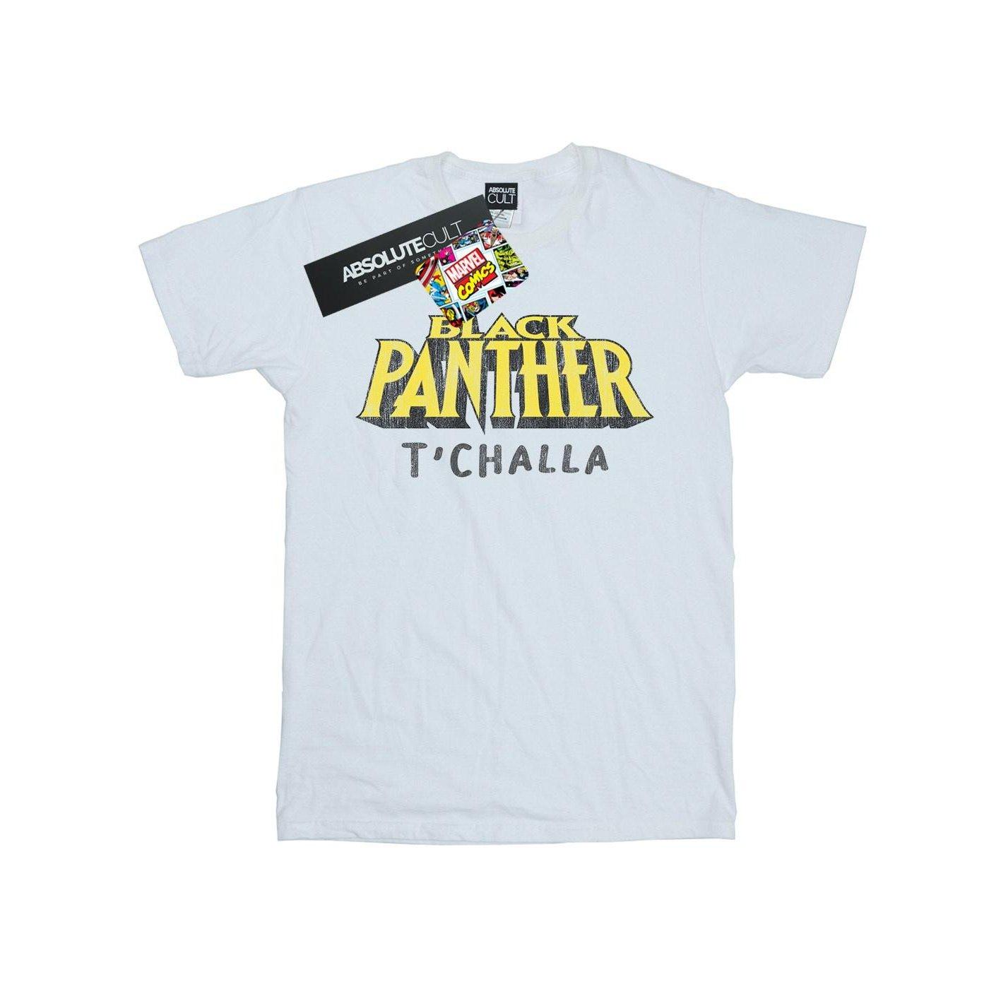 Image of Black Panther Aka T'challa Tshirt Damen Weiss 3XL