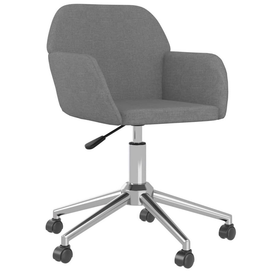 VidaXL Chaise de salle à manger pivotante tissu  