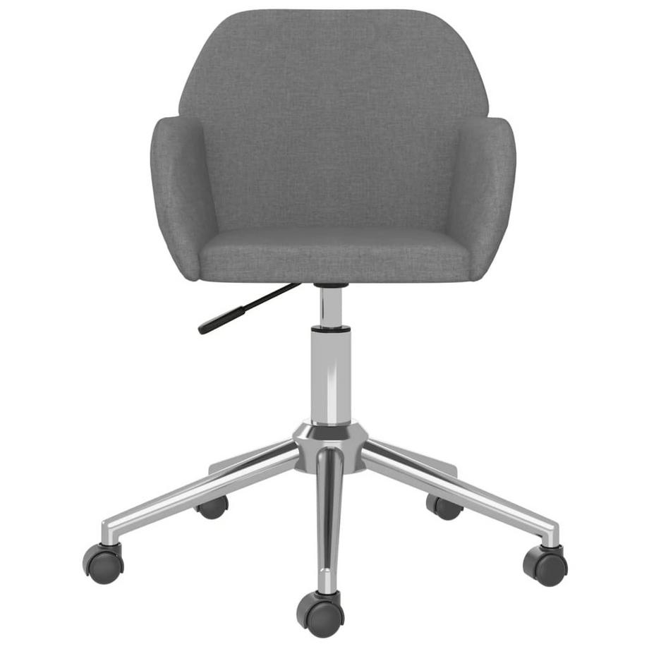 VidaXL Chaise de salle à manger pivotante tissu  