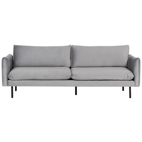 Beliani 3 Sitzer Sofa aus Samtstoff Glamourös VINTERBRO  