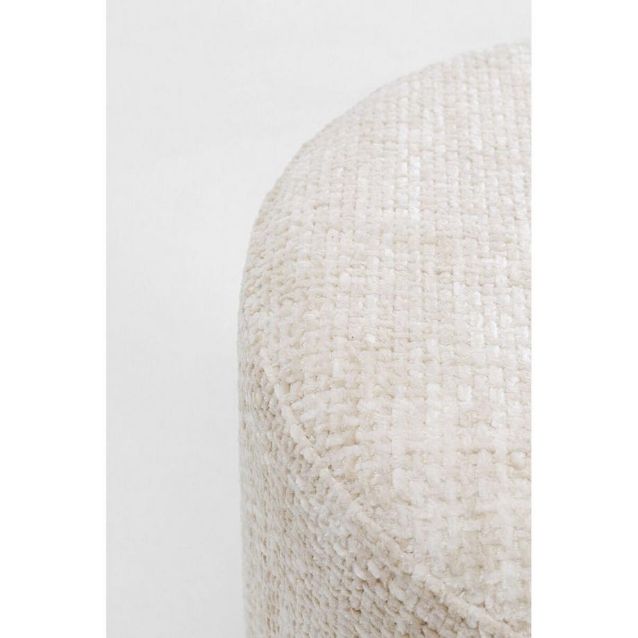 KARE Design Sgabello alto Berry High beige argento rotondo 39  