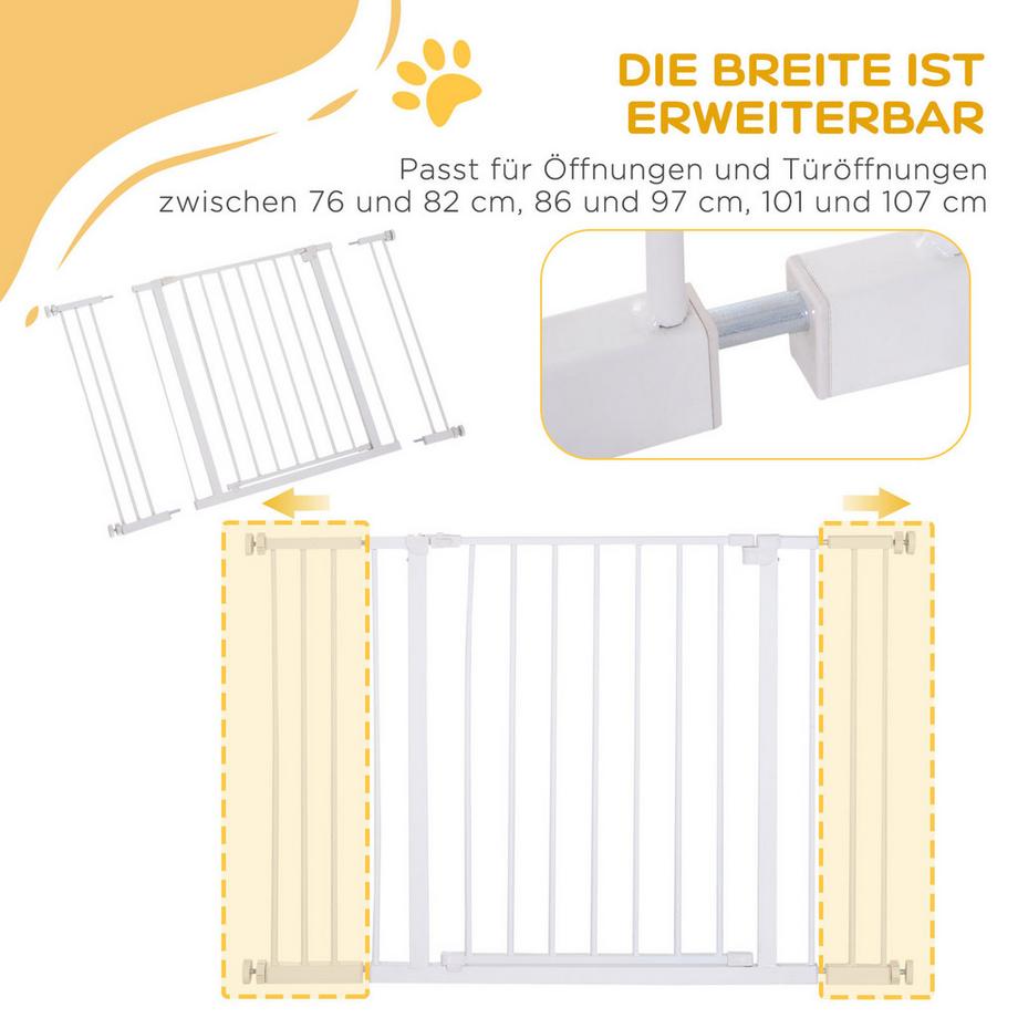 PawHut  Protection de porte pour chien 