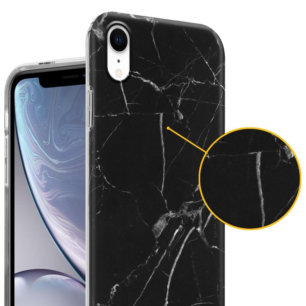 Cadorabo  Housse compatible avec Apple iPhone XR - Coque de protection en silicone TPU avec motif mosaïque 