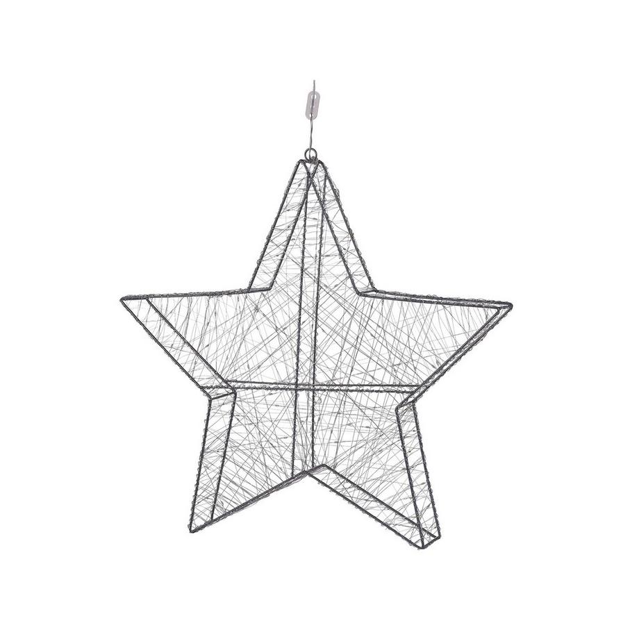 Beliani Hängende Gartendekoration aus Eisen Modern KURULA  