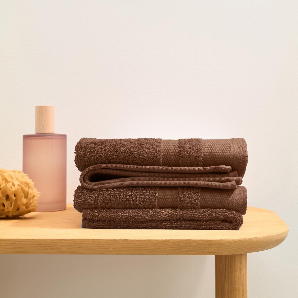 La Redoute Intérieurs Lot 4 serviettes d'invité en coton Égyptien 600g/m2  