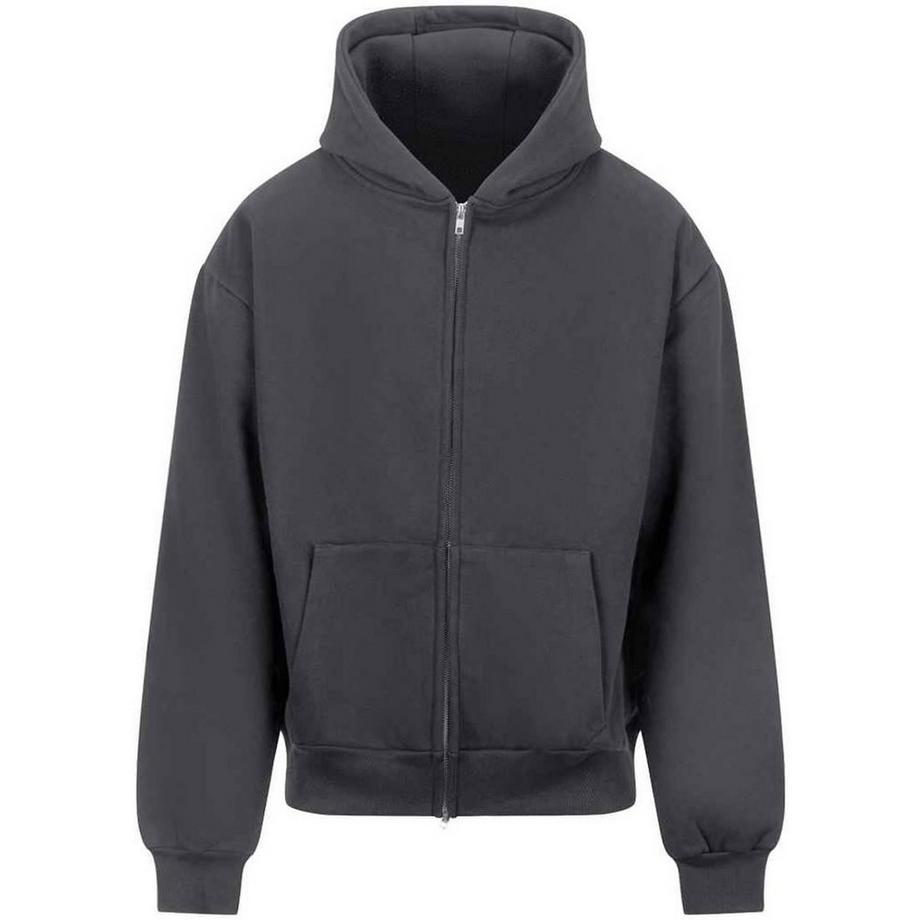 Signature Felpa Con Cappuccio E Zip Intera Oversize