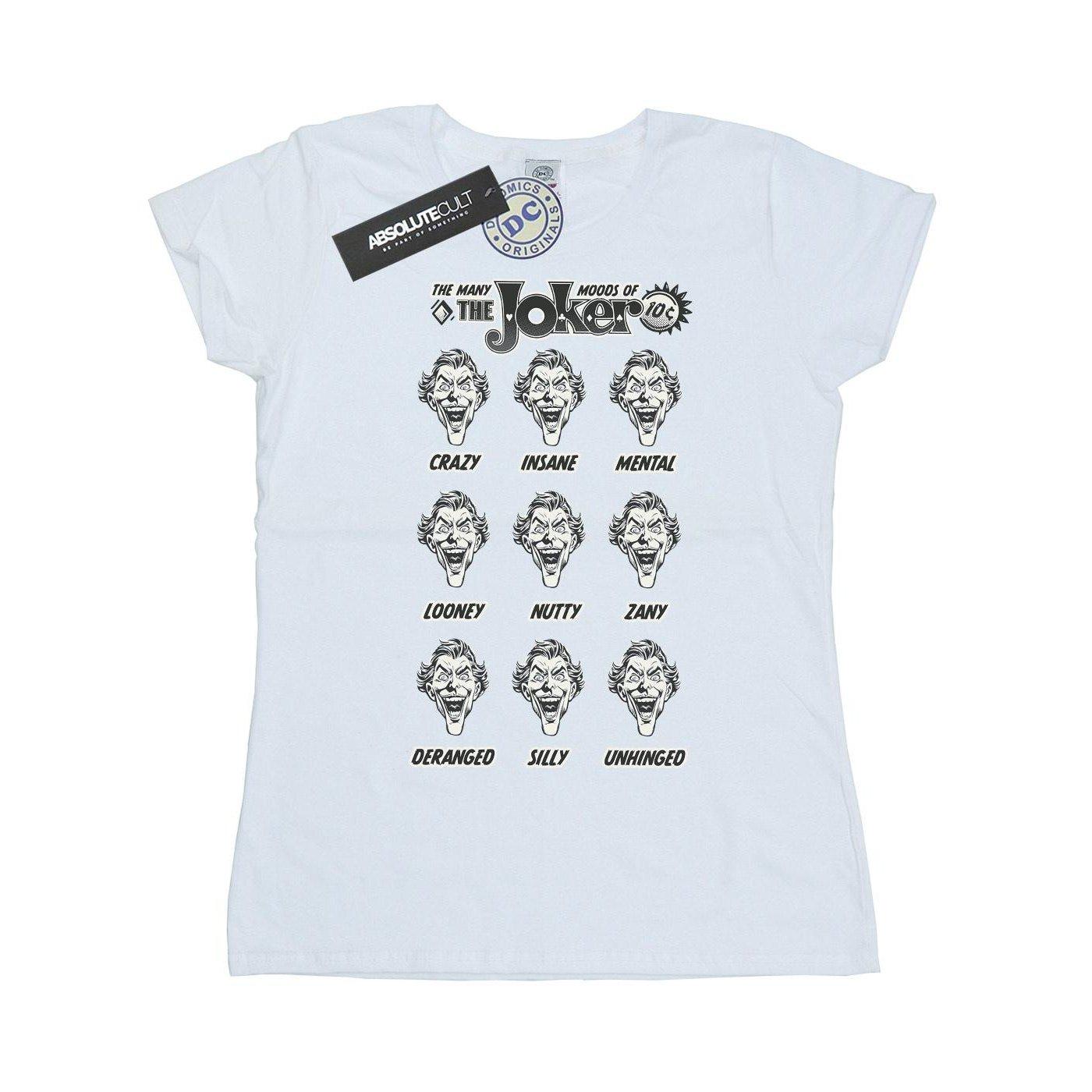 Image of The Joker The Many Moods Of The Joker Tshirt Damen Weiss S