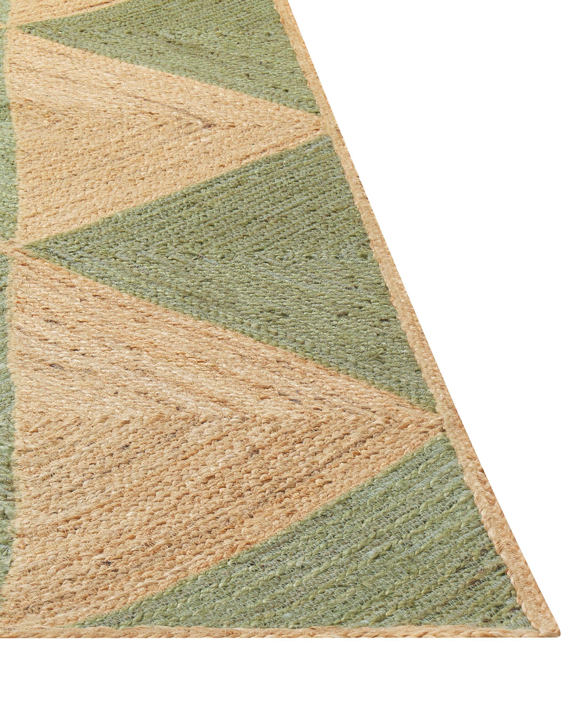 Beliani Tapis en Jute Boho CALIS  