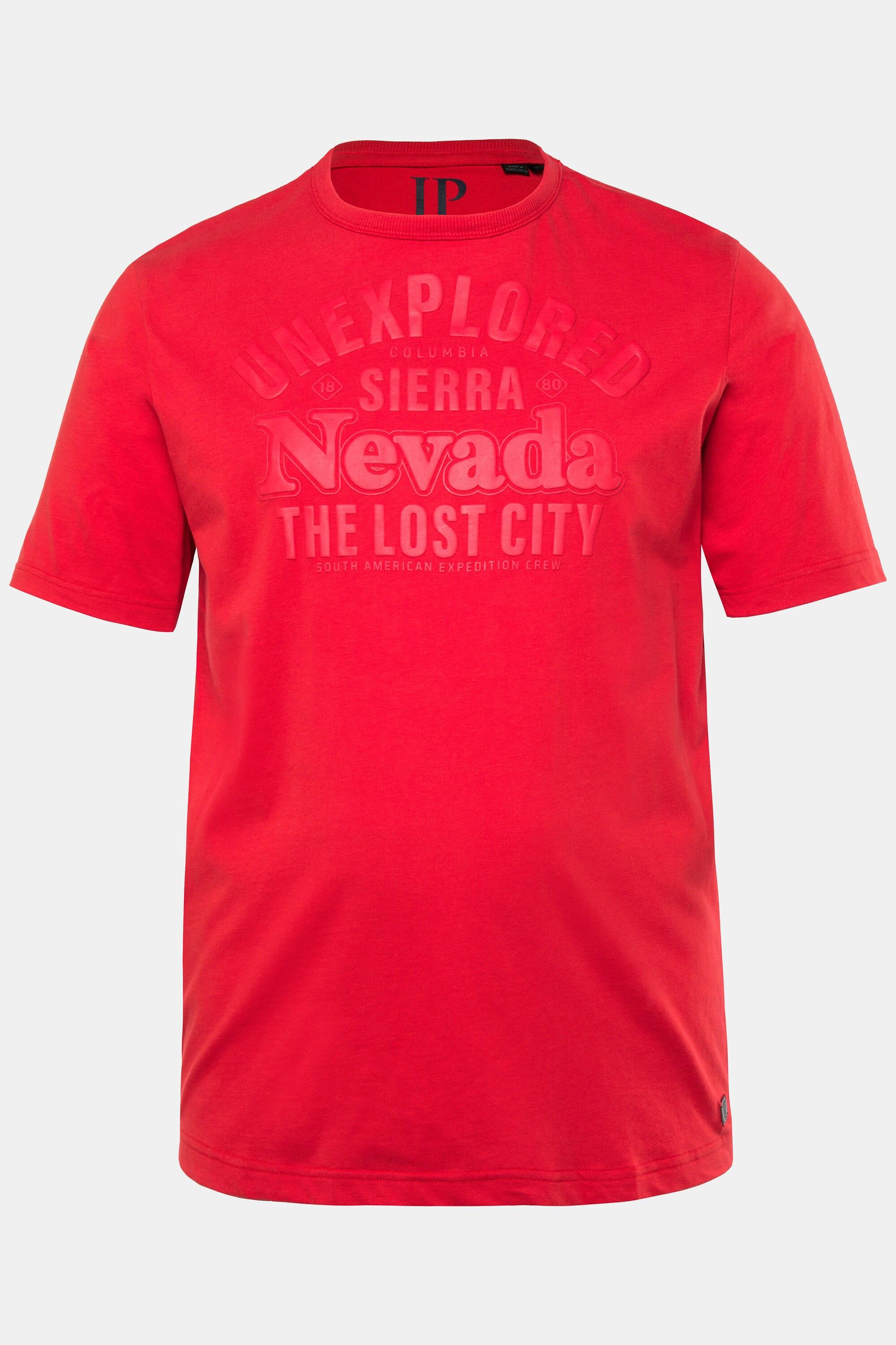 JP1880 Halbarm T-Shirt mit Brustprint  